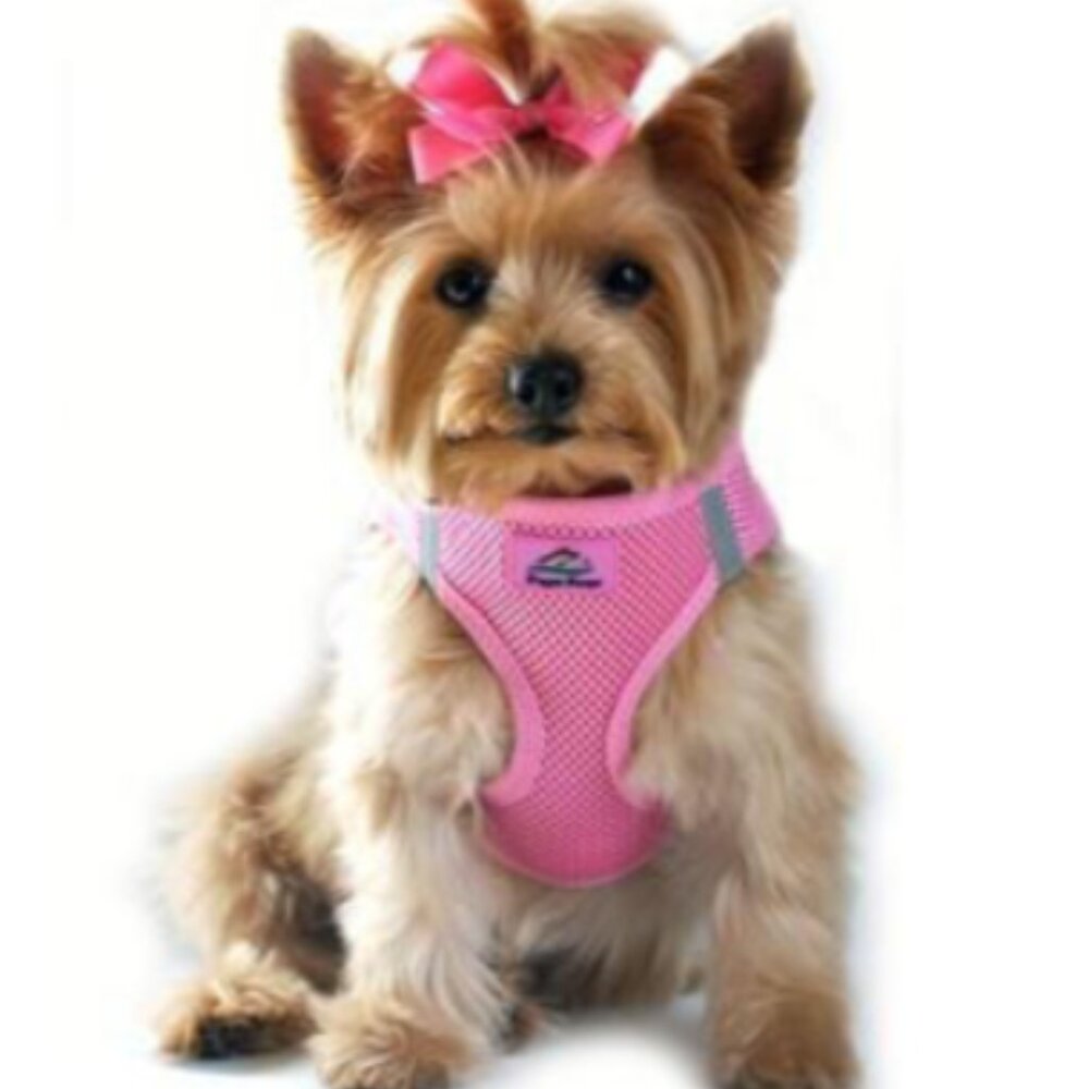 NWT DOGGIE DESIGN AMERICAN RIVER CHOKE FREE Dog HARNESS PINK XXS